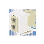 NKDLCMIW NKDLCMIW Modulo adaptador LC multimodo duplex - Blanco Mate