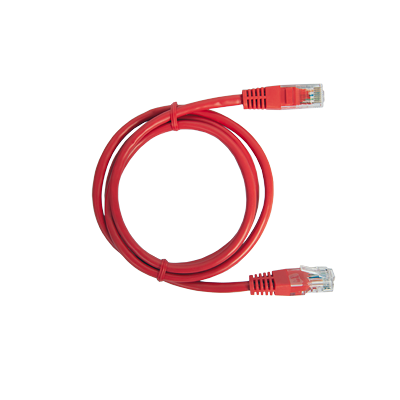 LPUT6050RD Cable estructurado Patch Cord UTP Rojo CAT6 0.5m.