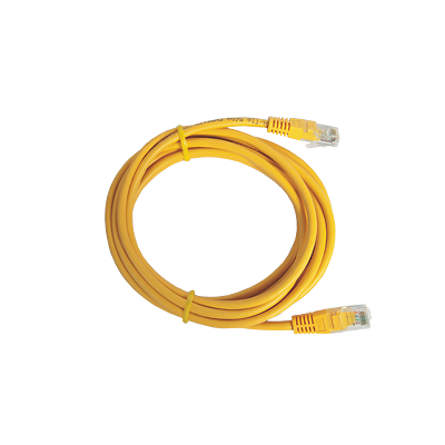  LPUT3100YE Cable Estructurado Patch Cord UTP Amarillo CAT5e 1.0m.