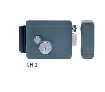 CH-2  CH-2 Chapa electrica reversible con pulsador y cilindro