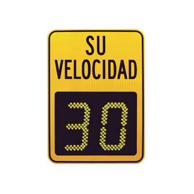 SP113E SP113E Radar medidor de velocidad en color amarillo