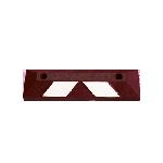 13190HR  13190HR Tope para Estacionamiento Home Park It Rojo-Blanco 56 cm