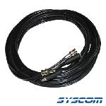 KIT0759 Kit de conexión, 7 mts. de cable RG59 / V con conectores BNC Macho y de alimentación.