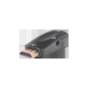 HDMIVGA Adaptador HDMI a VGA chapado en niquel