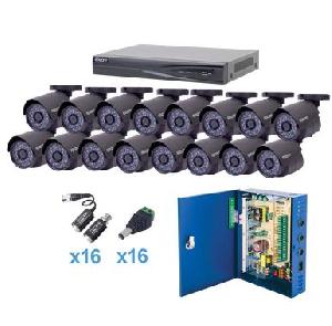KEVTX8T16B KEVTX8T16B Sistema TURBOHD 1080P 16 camaras bala