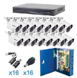 KEVTX8T16BW KEVTX8T16BW Sistema TURBOHD 1080P 16 camaras bala 