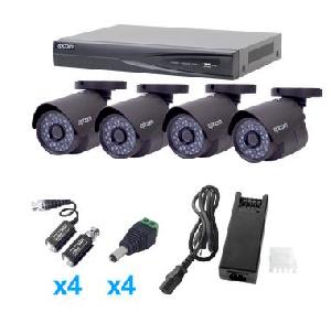 KEVTX8T4B KEVTX8T4B Sistema TURBOHD 1080P 4 camaras bala 