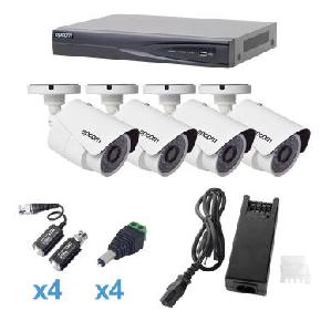 KEVTX8T4BW KEVTX8T4BW Sistema TURBOHD 1080P 4 camaras bala