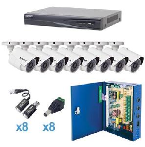 KEVTX8T8BW KEVTX8T8BW Sistema TURBOHD 1080P 8 camaras bala
