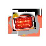 QL64XFCR QL64XFCR Luz de advertencia Quadraflare LED