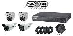 SAX4DF10KIT SAX4DF10KIT PAQUETE DVR 4 CANALES  4 CAMARAS 1000TVL 4 ROLLOS CABLE  4 FUENTES